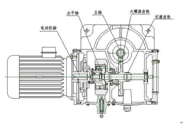 科迅機(jī)械碟片離心機(jī)正視圖